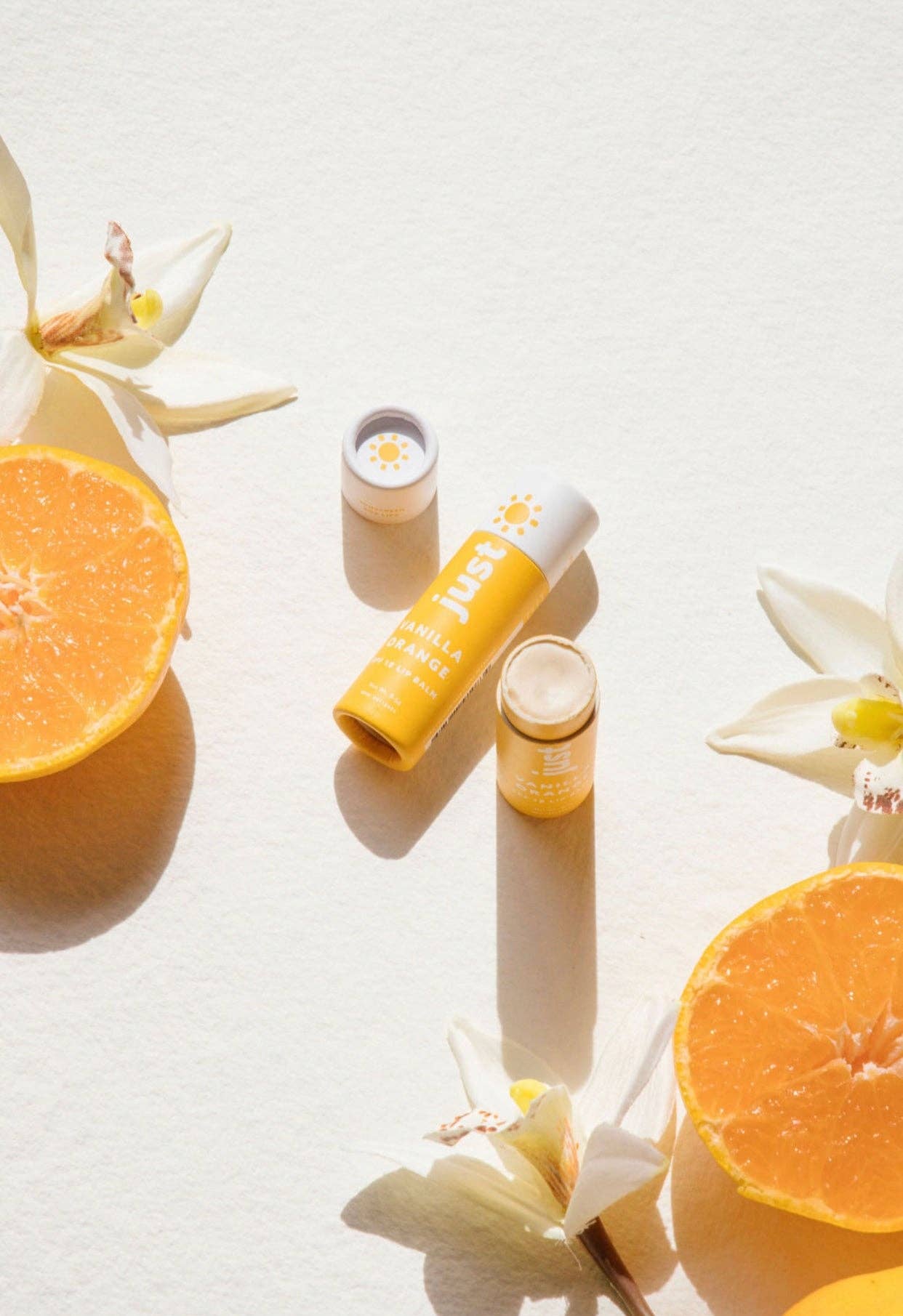 SPF 18 Moisturizing Vegan Lip Balm - Orange Vanilla