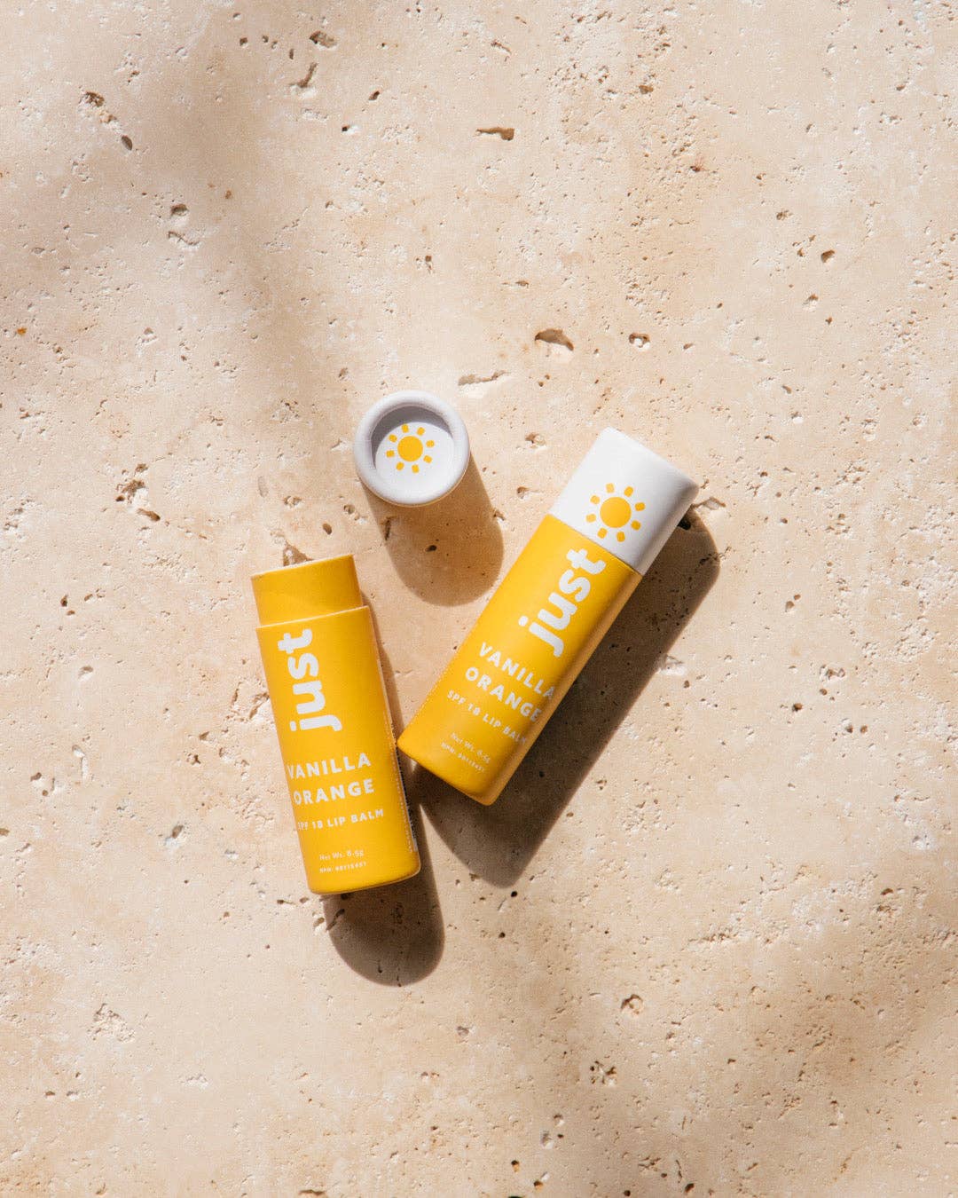 SPF 18 Moisturizing Vegan Lip Balm - Orange Vanilla