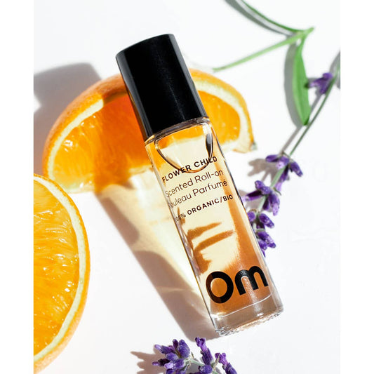 Flower Child with oranges and lilac