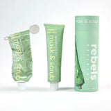 Charcoal/Mint/Aloe Face Scrub & Mask
