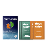 Three Ships Bright & Tight Eye Mask Set