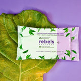 Green Tea Plant-based Face & Body Wipes - Biodegradable